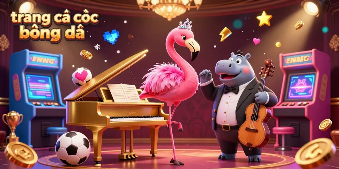 Engage in immersive sports betting experiences with trang cá cược bóng đá, featuring vibrant characters and dynamic scenes.