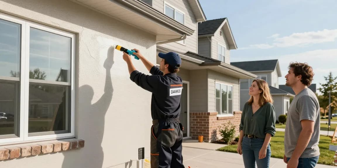 Expert stucco installation by a trusted contractor in Regina, showcasing Stucco Regina solutions for homeowners.