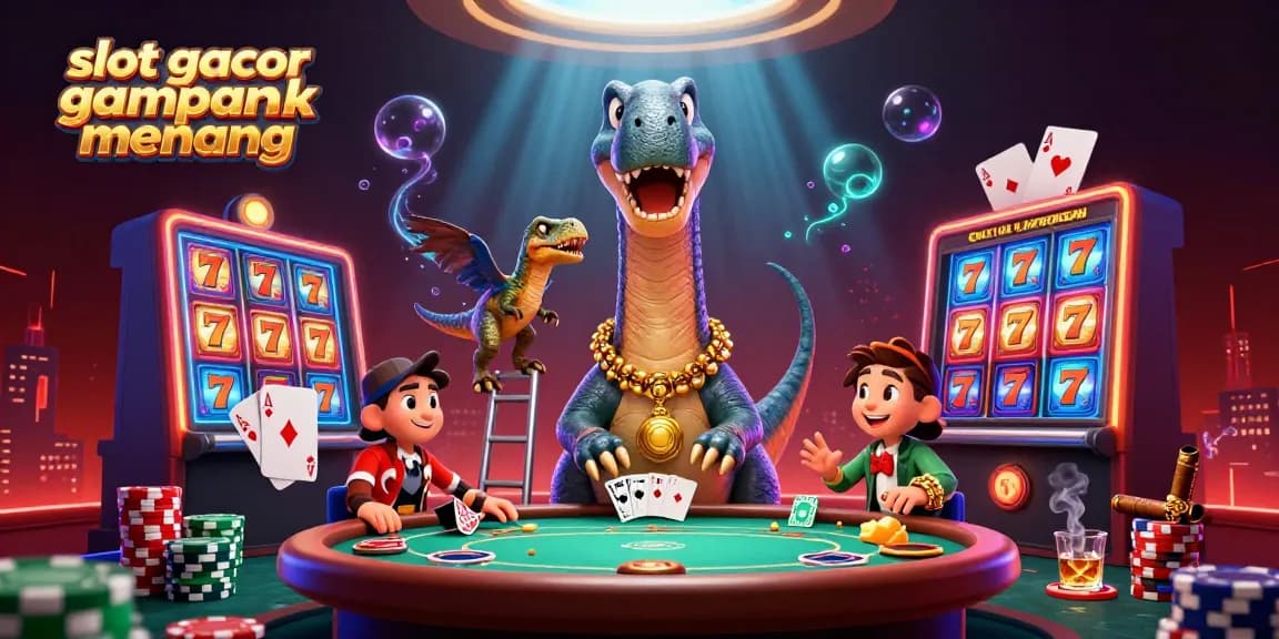 Menang dengan slot gacor gampang menang di kasino 3D yang penuh dengan elemen berwarna-warni dan suasana yang menarik.