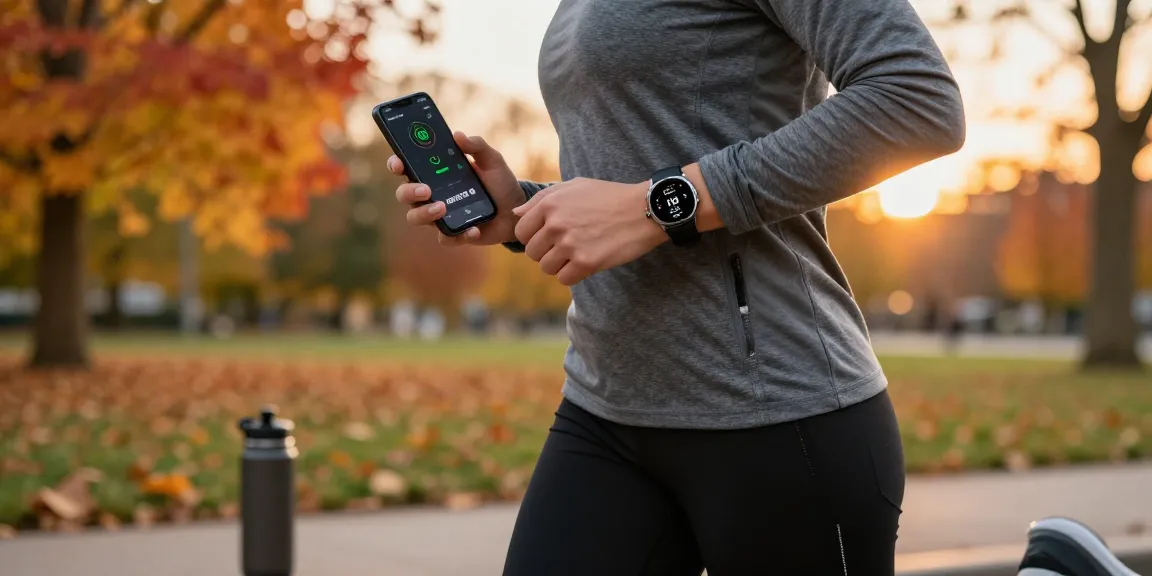 Pengguna Fitbit Luxe sedang berlari sambil memantau kesehatan di taman, mengugah semangat hidup sehat melalui https://www.polarfitbitshop.com/fitbit-luxe/.