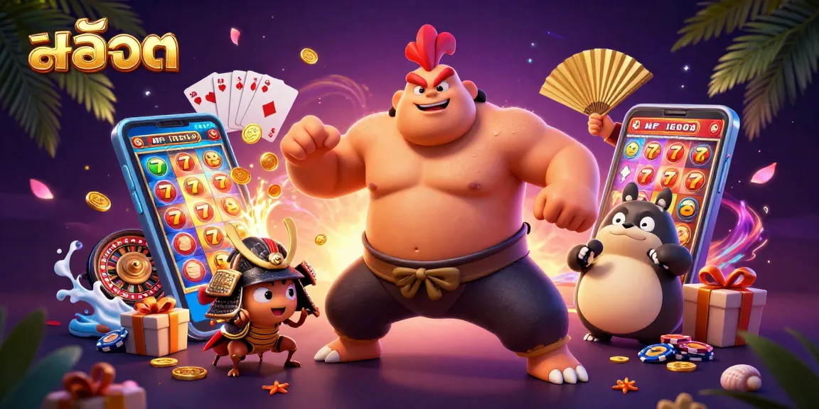 Engage in thrilling สล็อต action with an exciting 3D scene featuring a powerful sumo wrestler rooster.