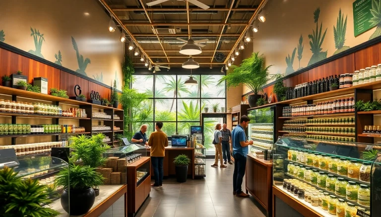 Browse high-quality selections at the Weed Store with inviting and vibrant displays.