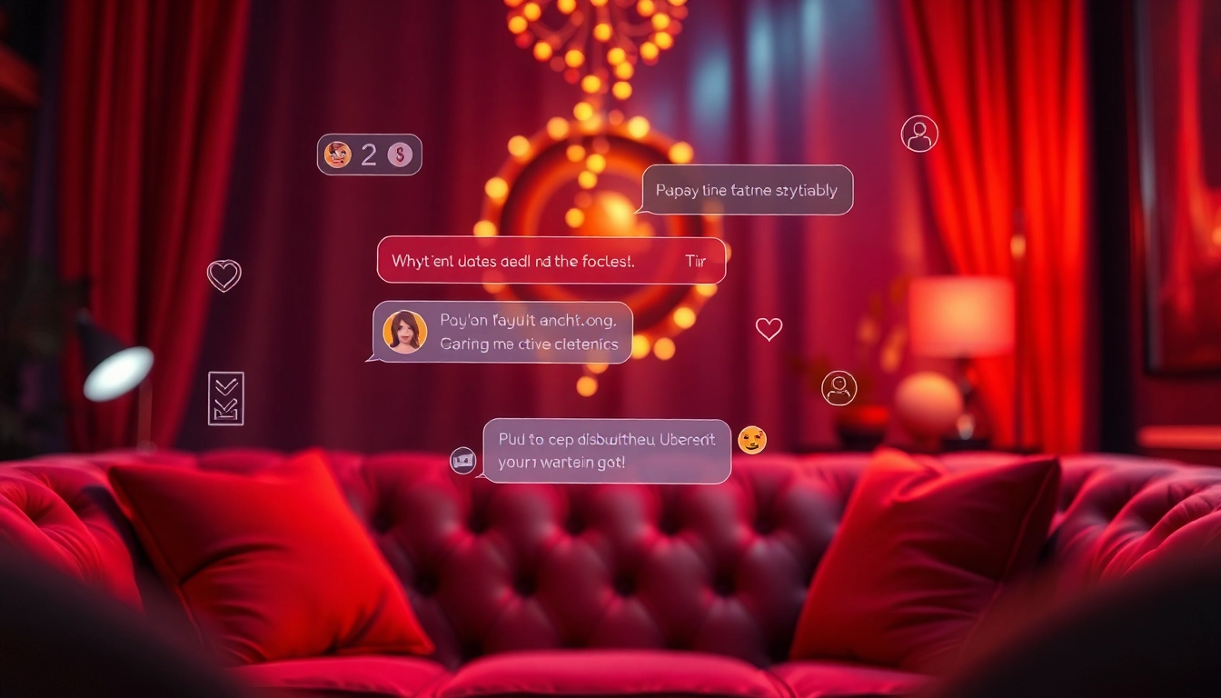Engaging AI porn chat interface promoting intimate conversations and exploration.