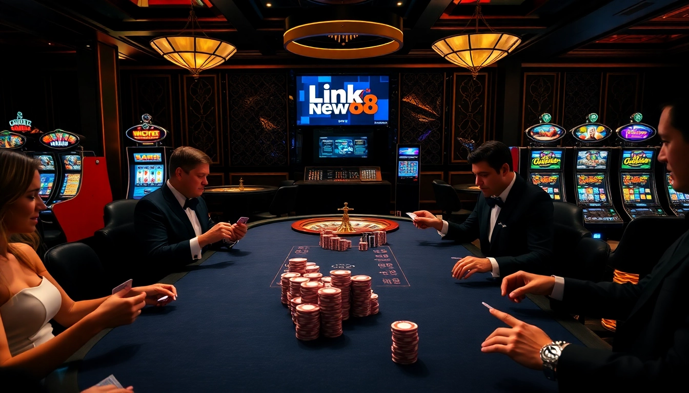 Experience the excitement of casino gaming with Link New88, featuring vibrant tables and thrilling gameplay.