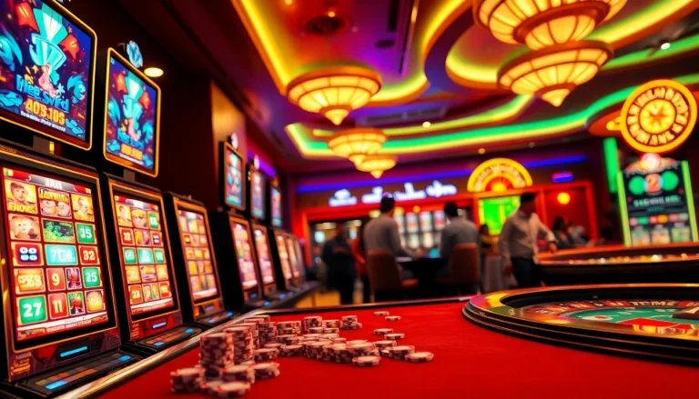 Experience excitement at pen4d's vibrant slot machines and energetic casino atmosphere