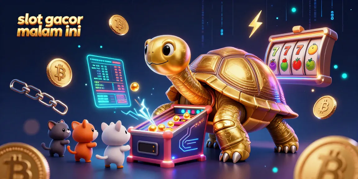 Play on slot gacor malam ini with vibrant 3D casino characters and crypto-themed game elements.