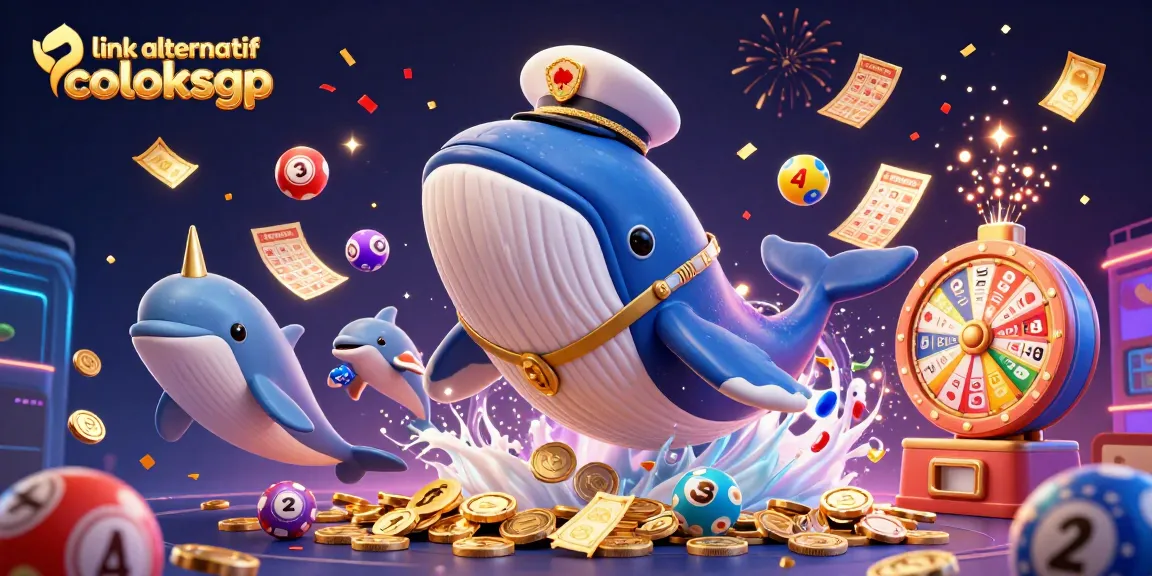 Engage with the world of online gambling through link alternatif coloksgp, featuring a vibrant casino-themed scene.