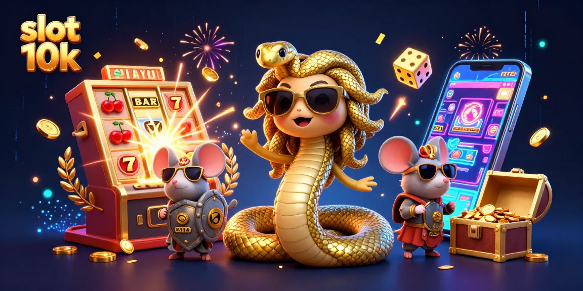 Experience thrilling gameplay and jackpots at slot 10k with festive characters and dynamic casino elements.